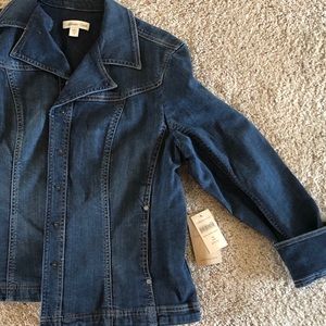 Brand New Coldwater Creek Jean Jacket